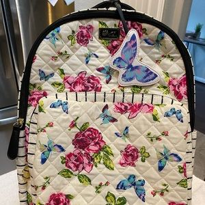 New Betsey Johnson quilted backpack